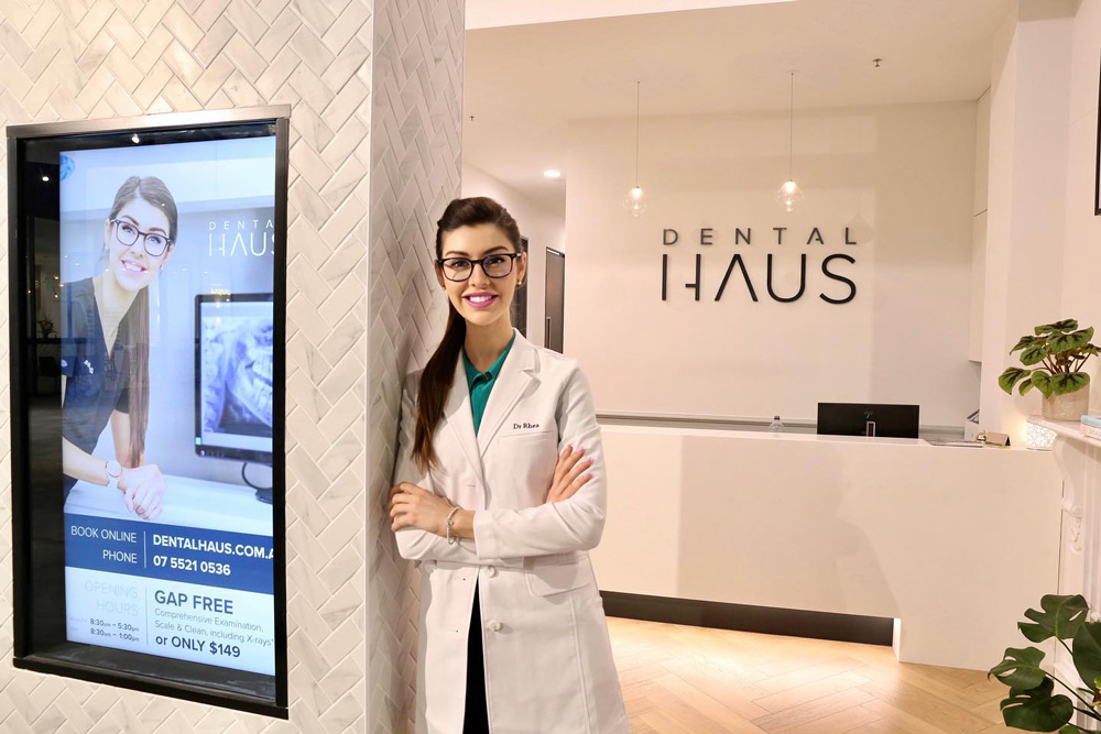 Young Dentist In A Dental Clinic In Palm Beach
