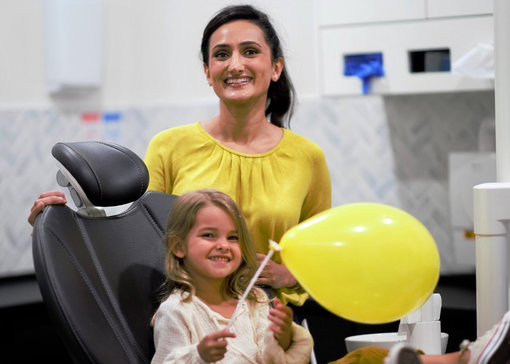 Young Girl In A Dental Clinic In Palm Beach